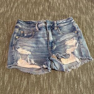American Eagle Hi-Rise shortie sz 2